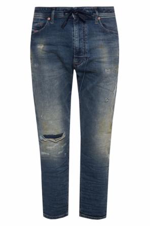 Jeansy 'narrot cb-ne' z przetarciami, zdjęcie 1 Jeansy 'narrot cb-ne' z przetarciami od Diesel